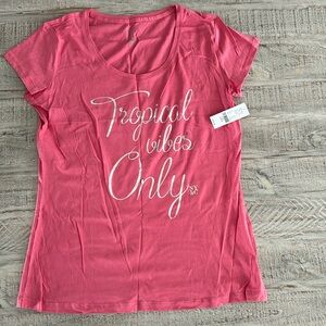 New York & Company “Tropical Vibes Only” T-shirt